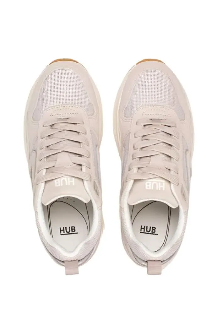 HUB Glide Sneaker Dames Beige