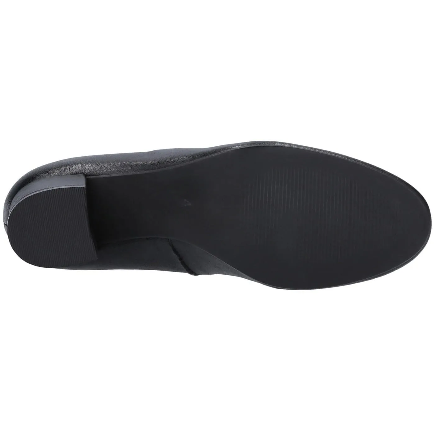 Hush Puppies Black Anna Slip On Court Shoes