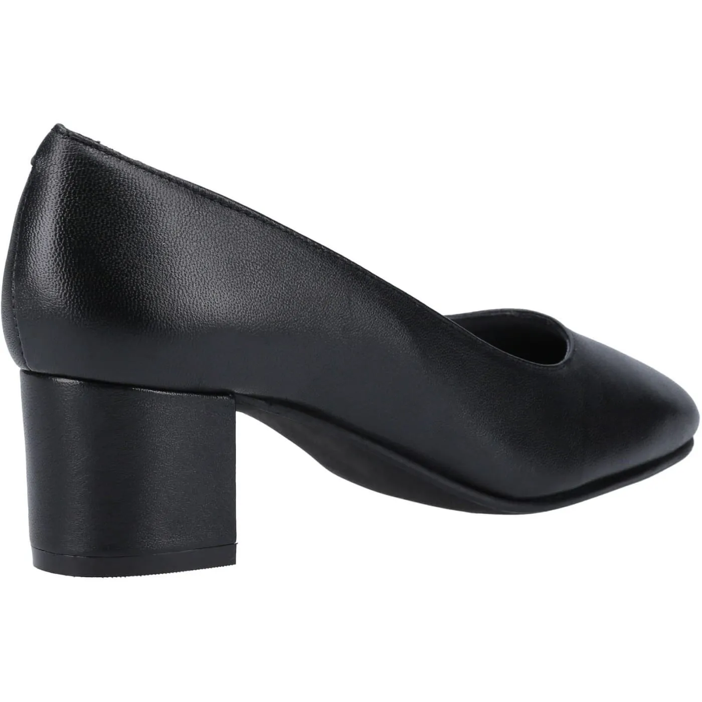 Hush Puppies Black Anna Slip On Court Shoes