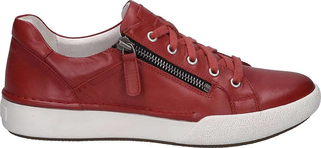 Josef Seibel Women's Claire 03 Lace & Zip Sneakers- Hibiscus