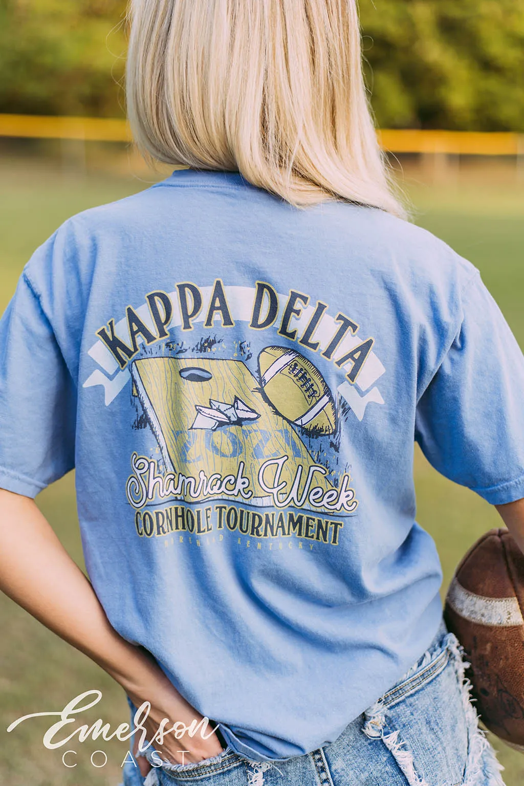 Kappa Delta Shamrock Week Cornhole Tournament Tee