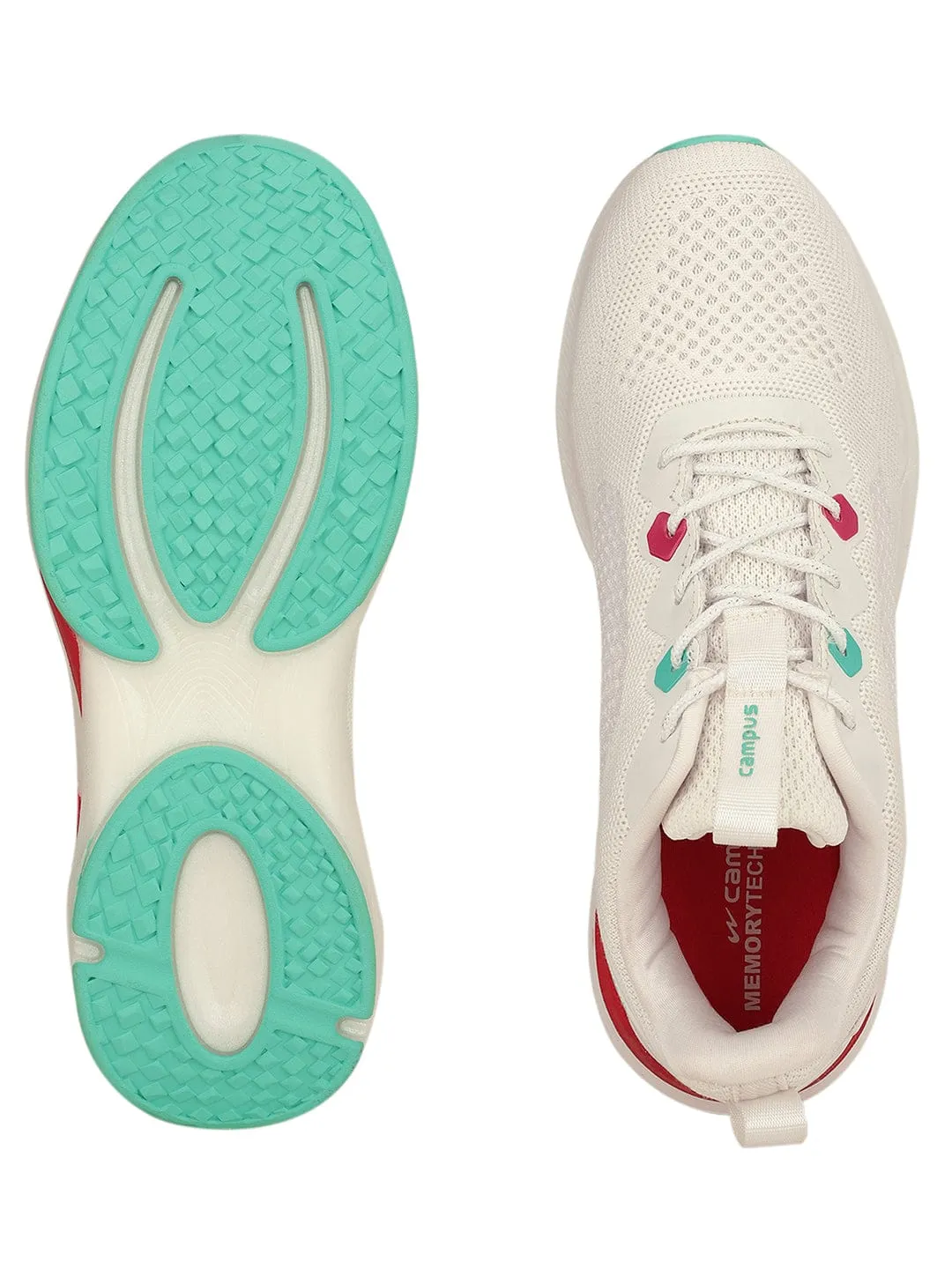 KEREN Off White Women's Running Shoes