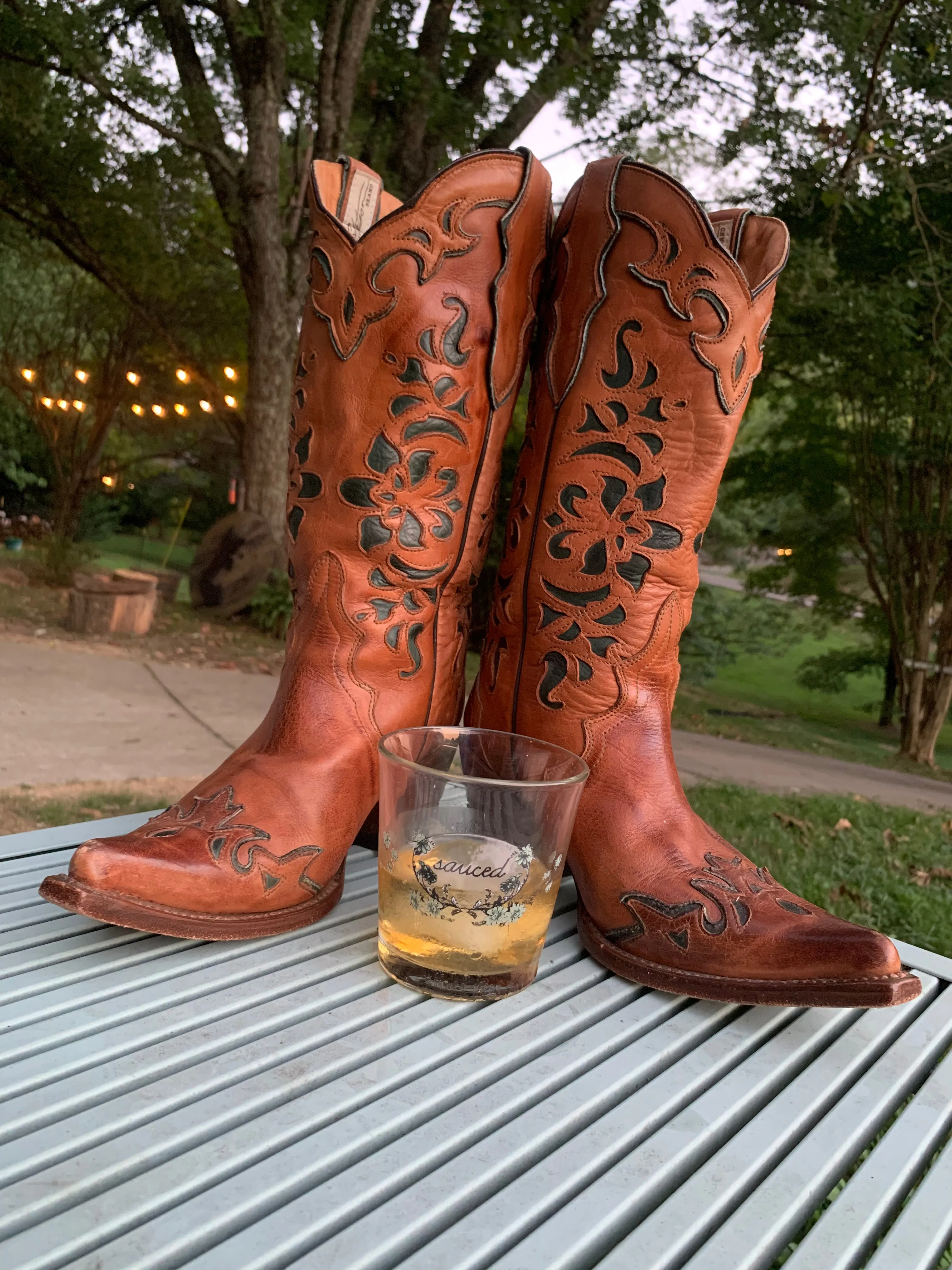 Ladies Vintage Stetson Cowboy Boots