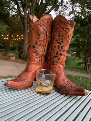 Ladies Vintage Stetson Cowboy Boots