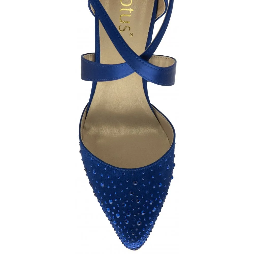 Lotus Leona SAPHIRE Diamonte Bar Shoe ULS425