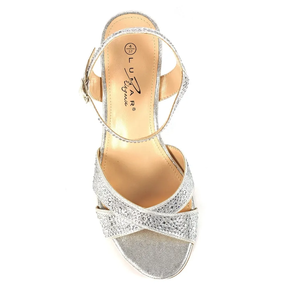 Lunar Jordana Occasion Wear Shoe SILVER FLJ002SL