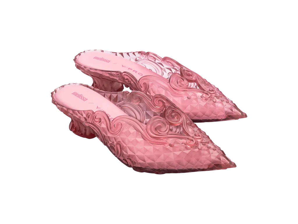 Melissa Court Shoe   Y/Project - Clear Pink