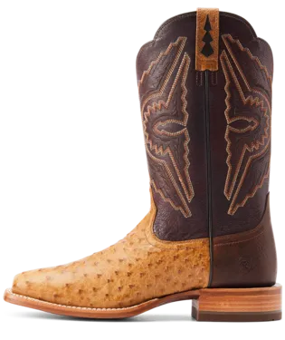 Men's Antique Saddle Full Quill Boots