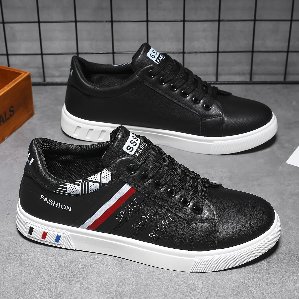 Mens NonSlip Skateboard Sneakers for Outdoors