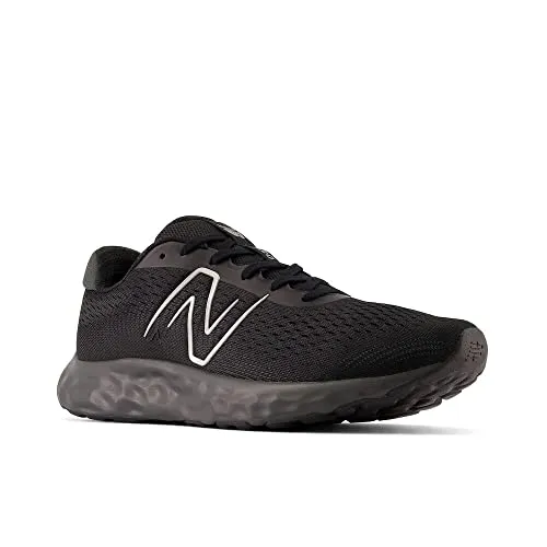 New Balance Men's 520 V8 Running Shoe, Black/Black, 9.5