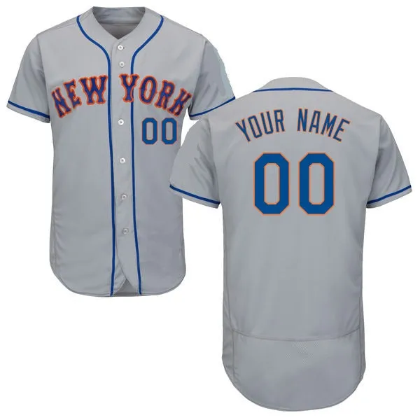 New York Mets Customizable Pro Style Baseball Jersey - 4 Styles Available