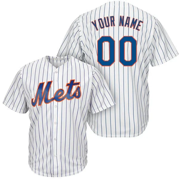 New York Mets Customizable Pro Style Baseball Jersey - 4 Styles Available