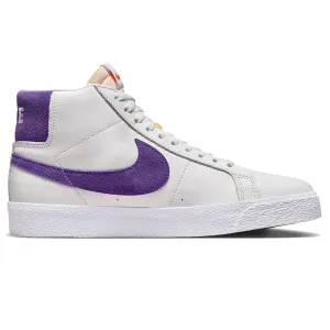 Nike SB Blazer Mid Orange Label ISO - White Leather/Court Purple DZ4949-100