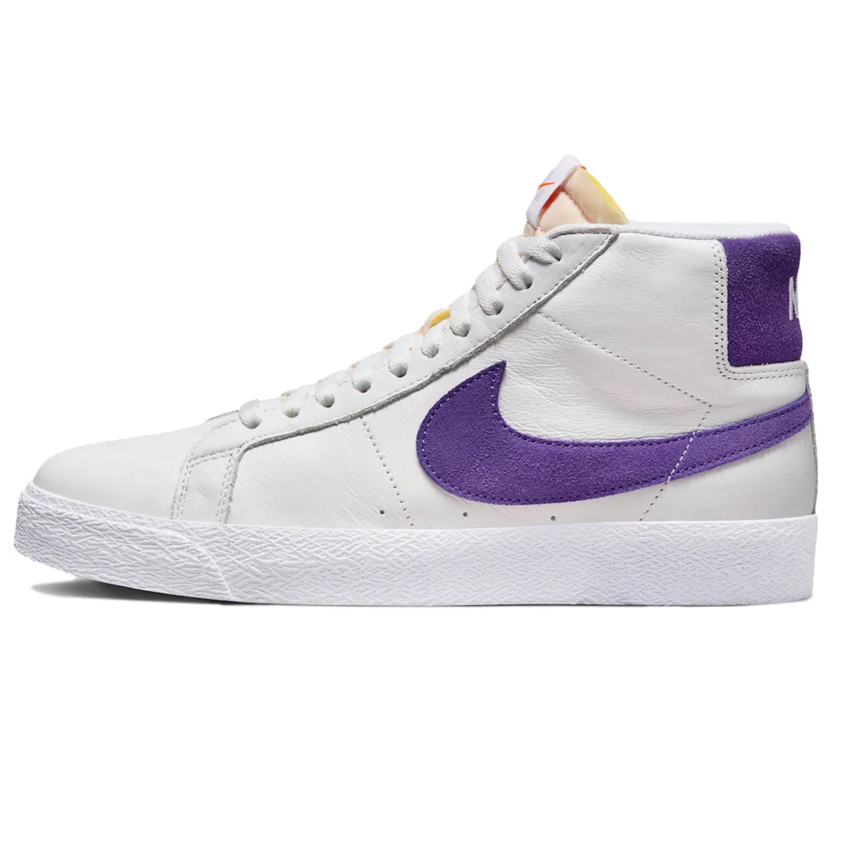 Nike SB Blazer Mid Orange Label ISO - White Leather/Court Purple DZ4949-100