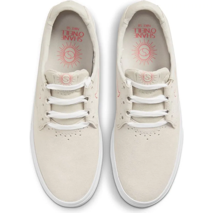 Nike SB Shane Skate Shoes - Summit White/Pink Salt-Summit White
