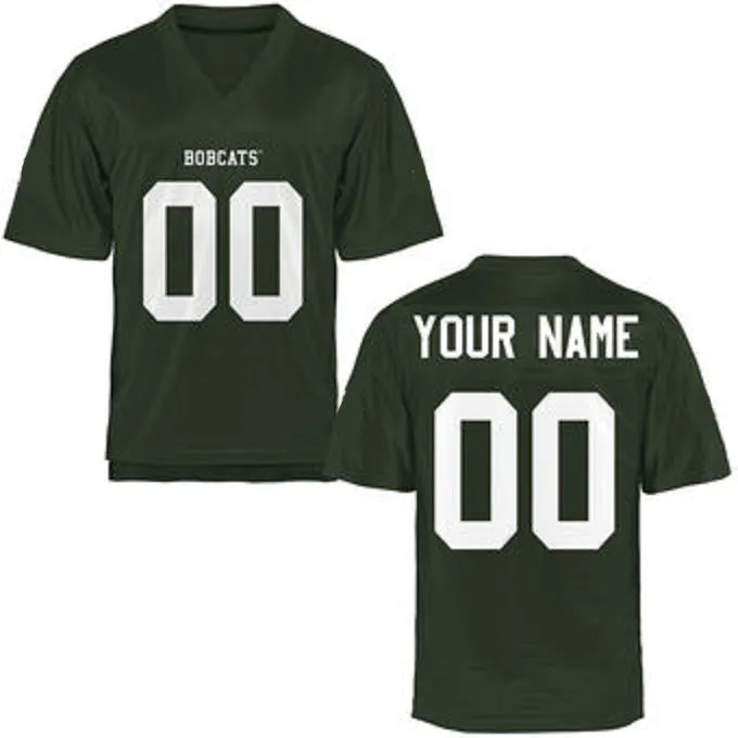 Ohio University Bobcats Customizable College Football Jersey