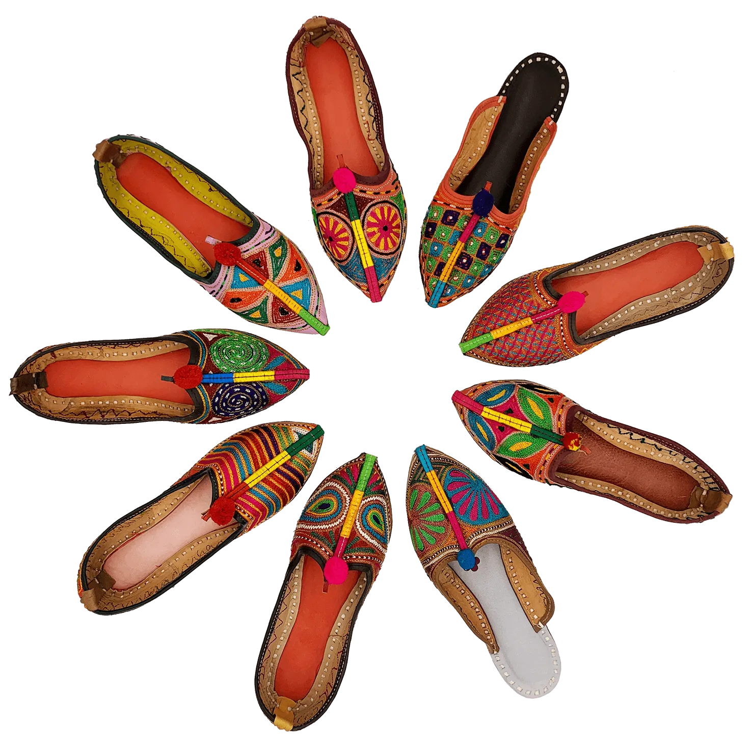 Palace Harem House Slippers. Handmade