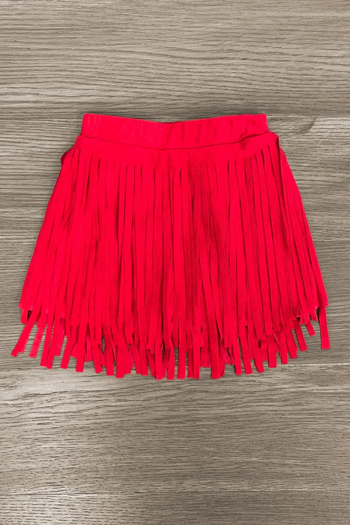 "Even Cowgirls Gotta Go To School" Suede Skirt Set