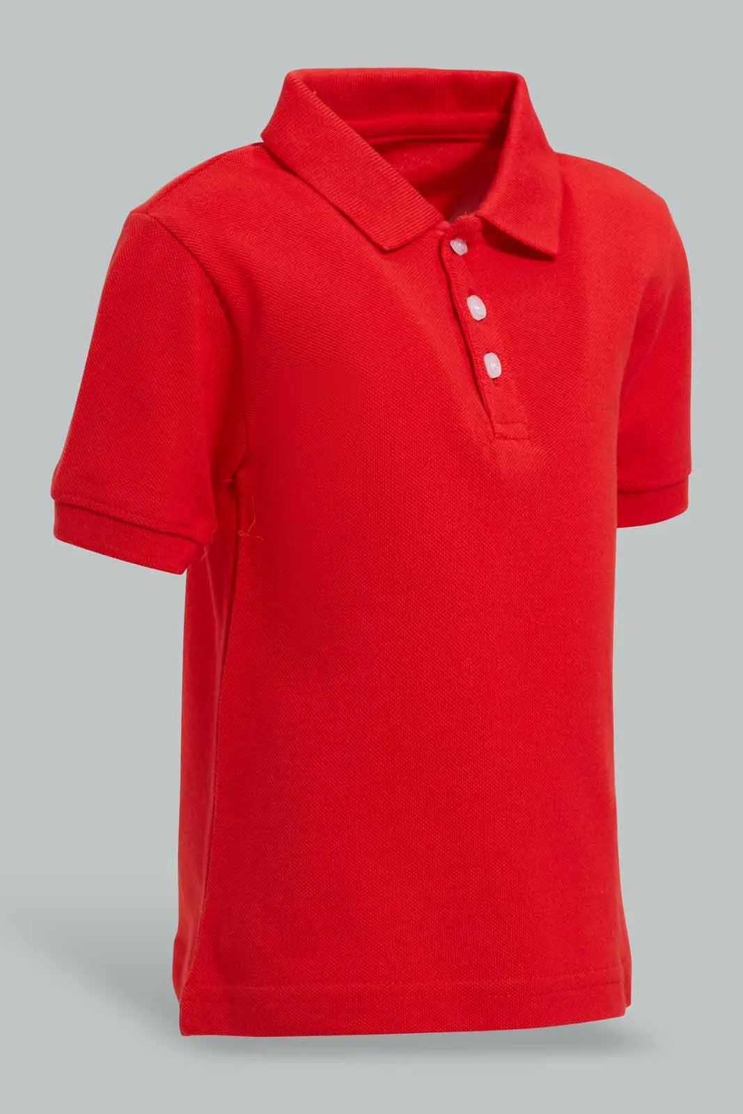 Red Polo Shirt For Baby Boys