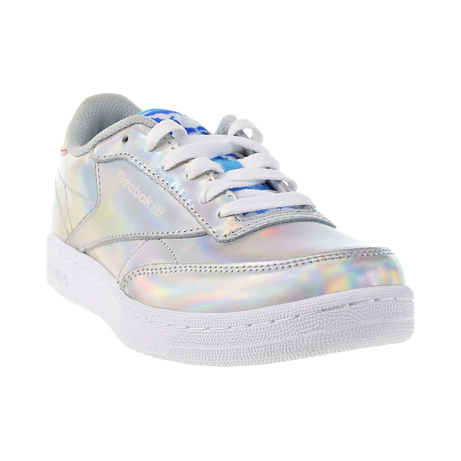 Reebok Classic Club C 85 "Wonder Woman 1984" Big Kids Shoes Silver Metallic