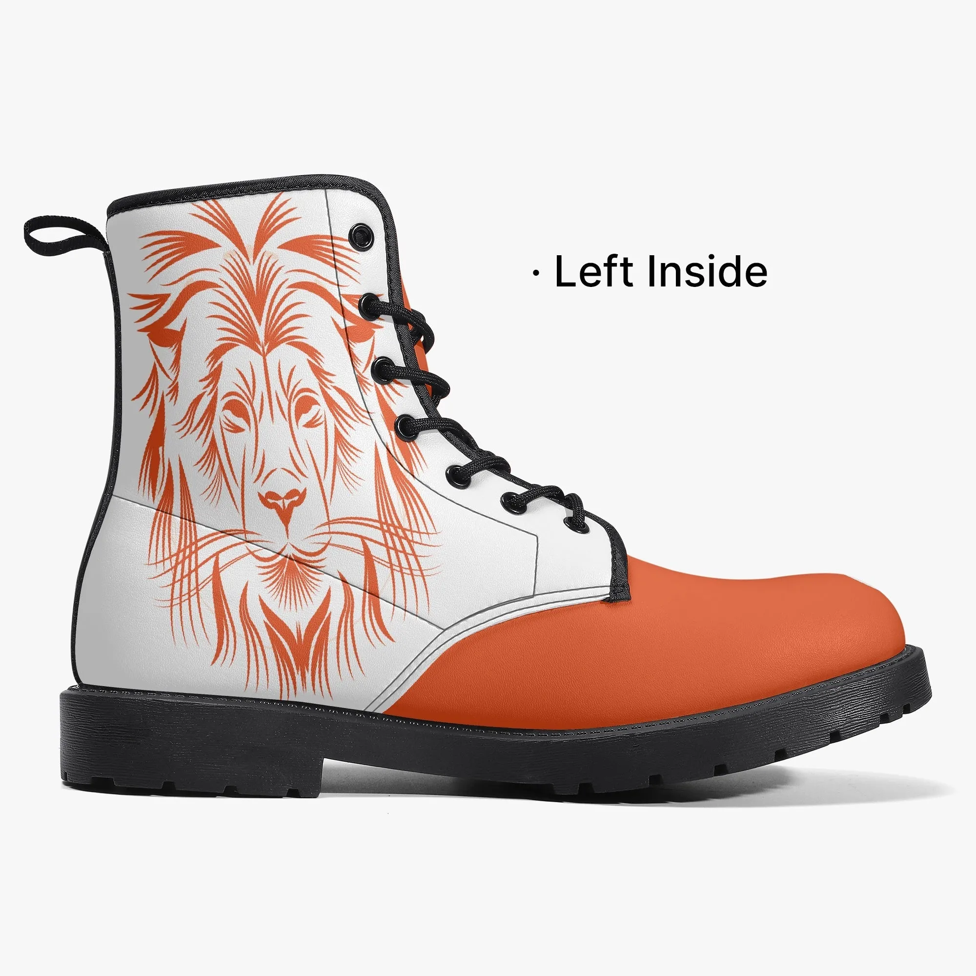Rustic Lion Trendy Leather Boots