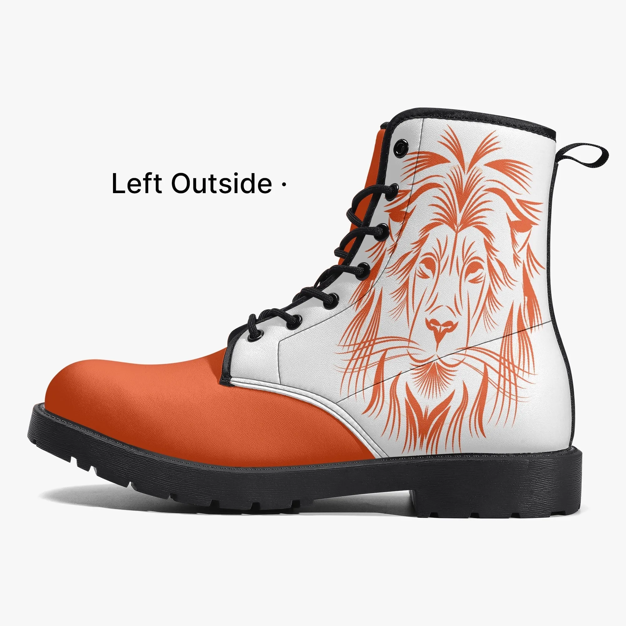 Rustic Lion Trendy Leather Boots