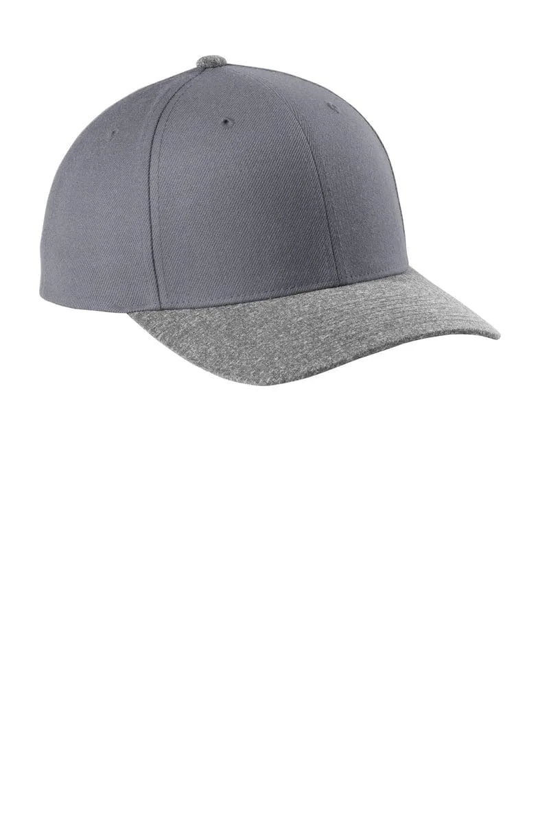 Sport-Tek STC43: Yupoong Curve Bill Snapback Cap