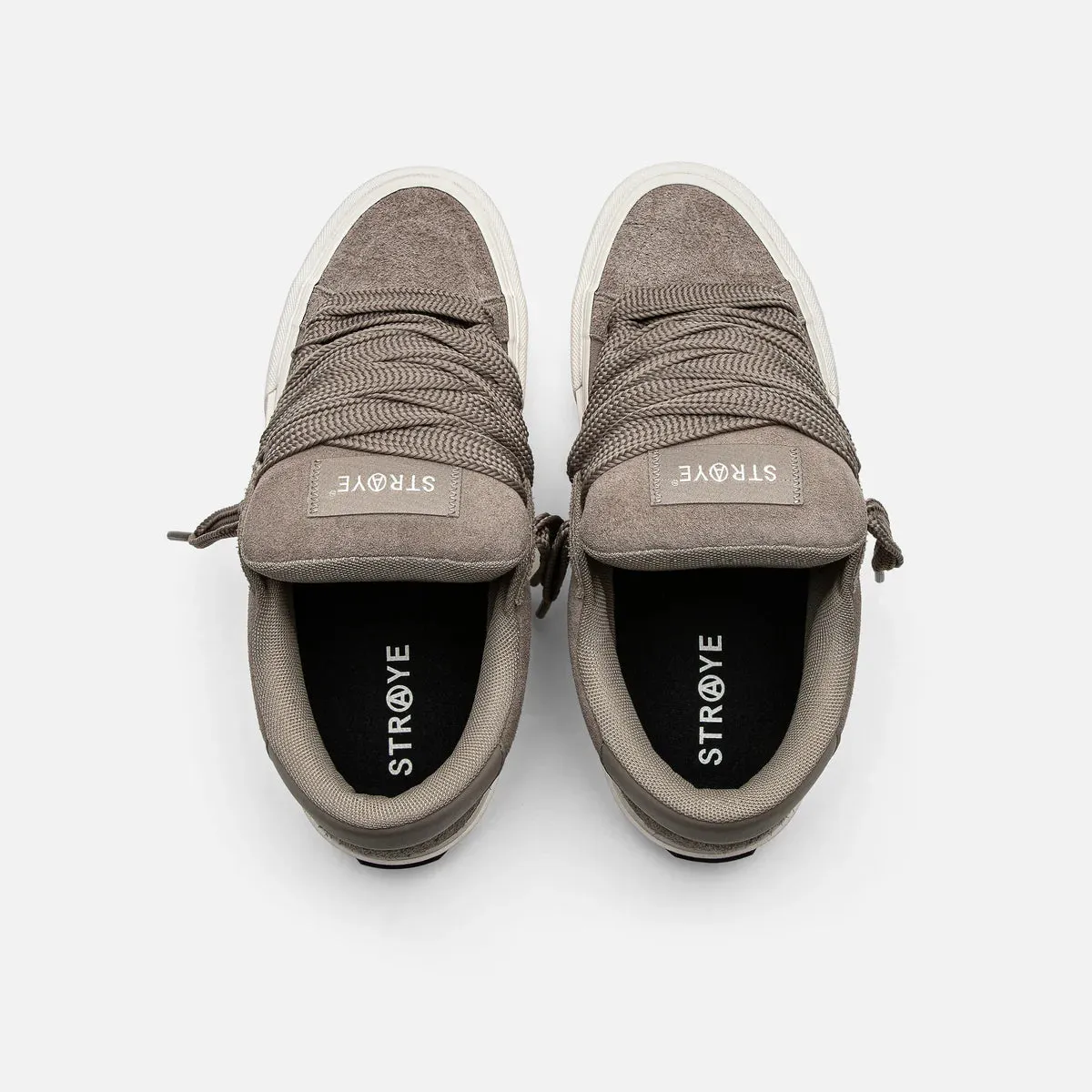 STRAYE Logan Puff Taupe Bevel Sneakers