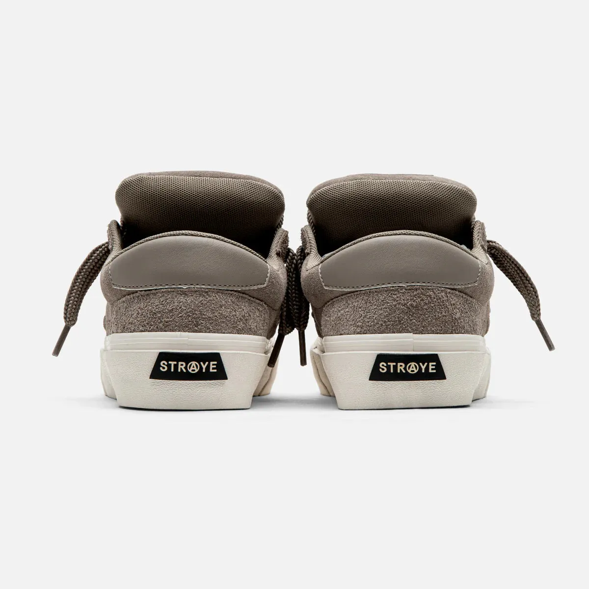 STRAYE Logan Puff Taupe Bevel Sneakers