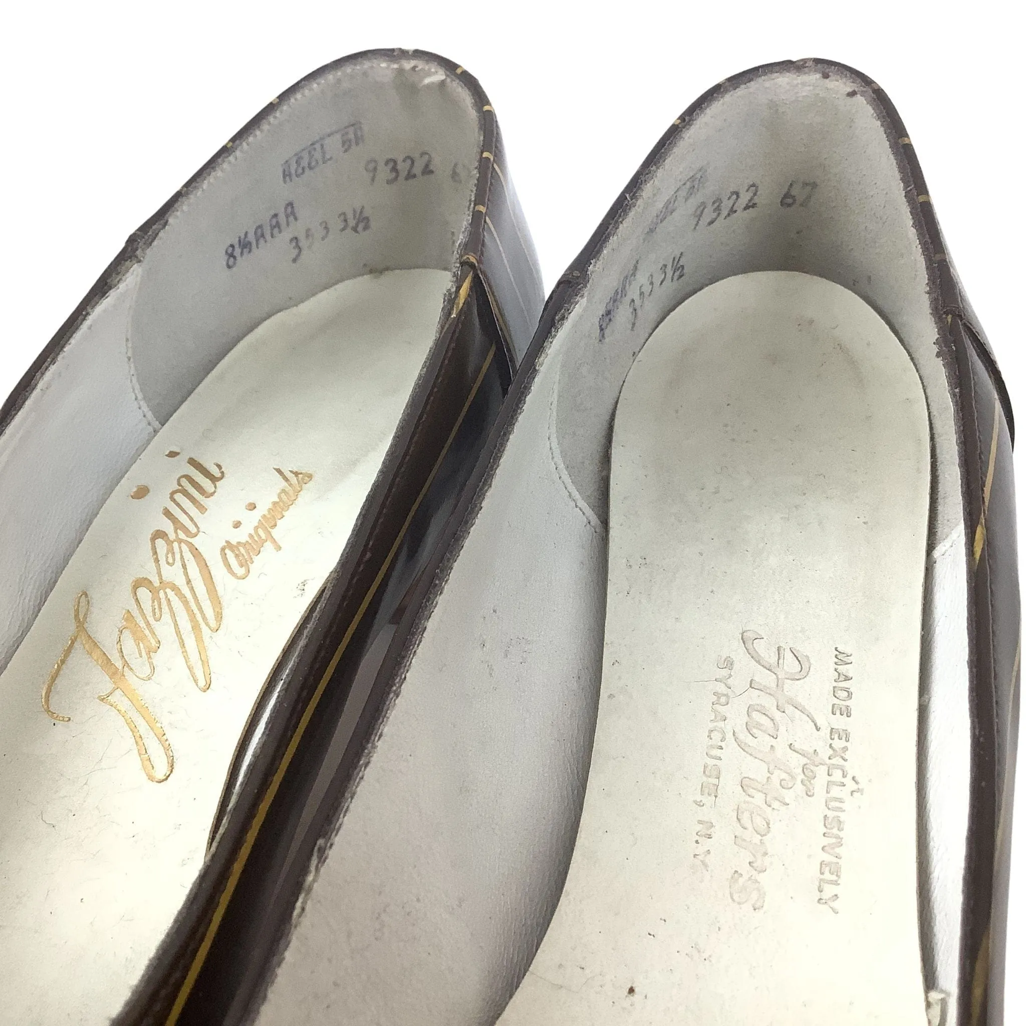 Striped 1960s Heels