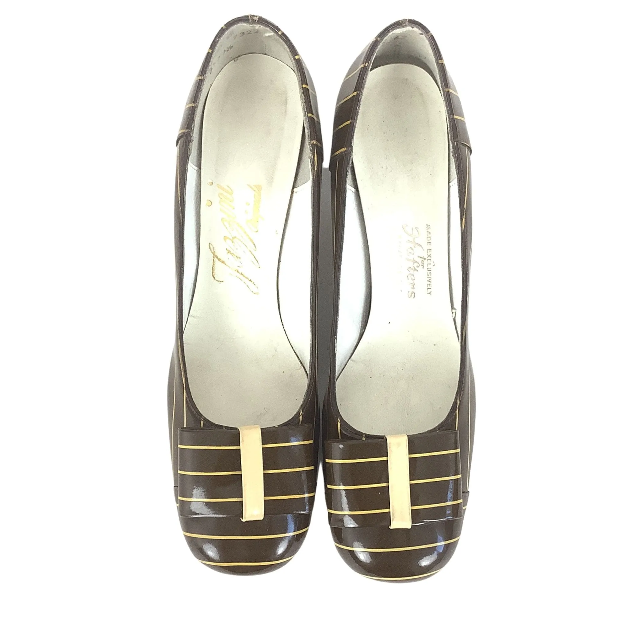 Striped 1960s Heels