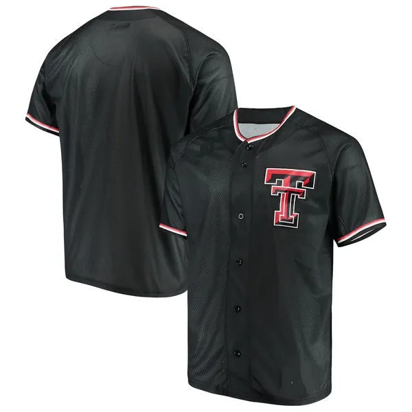 Texas Tech Red Raiders Customizable College Baseball Jersey - 2 Styles Available