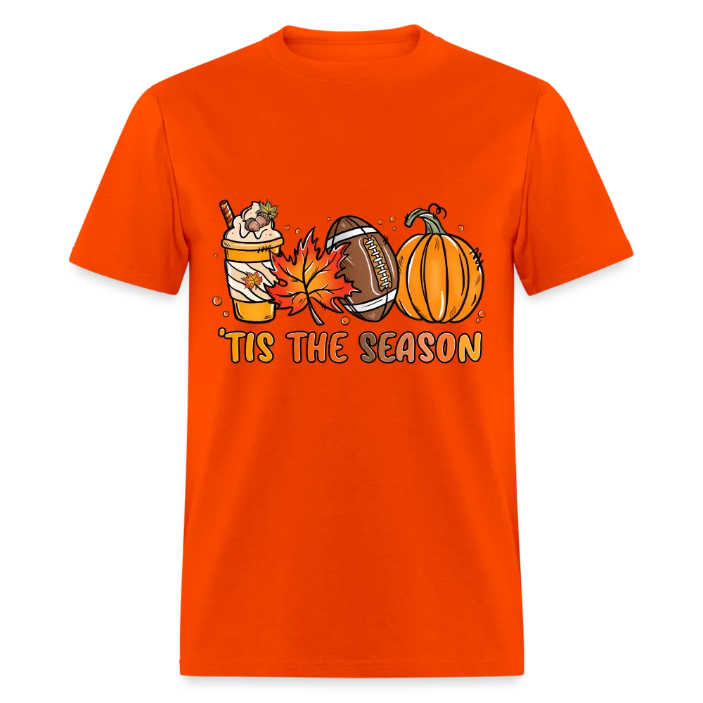 Tis The Season T-Shirt (Fall, Football, Pumpkins)