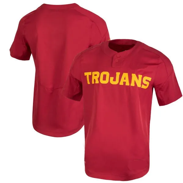USC Trojans Customizable College Style Baseball Jersey