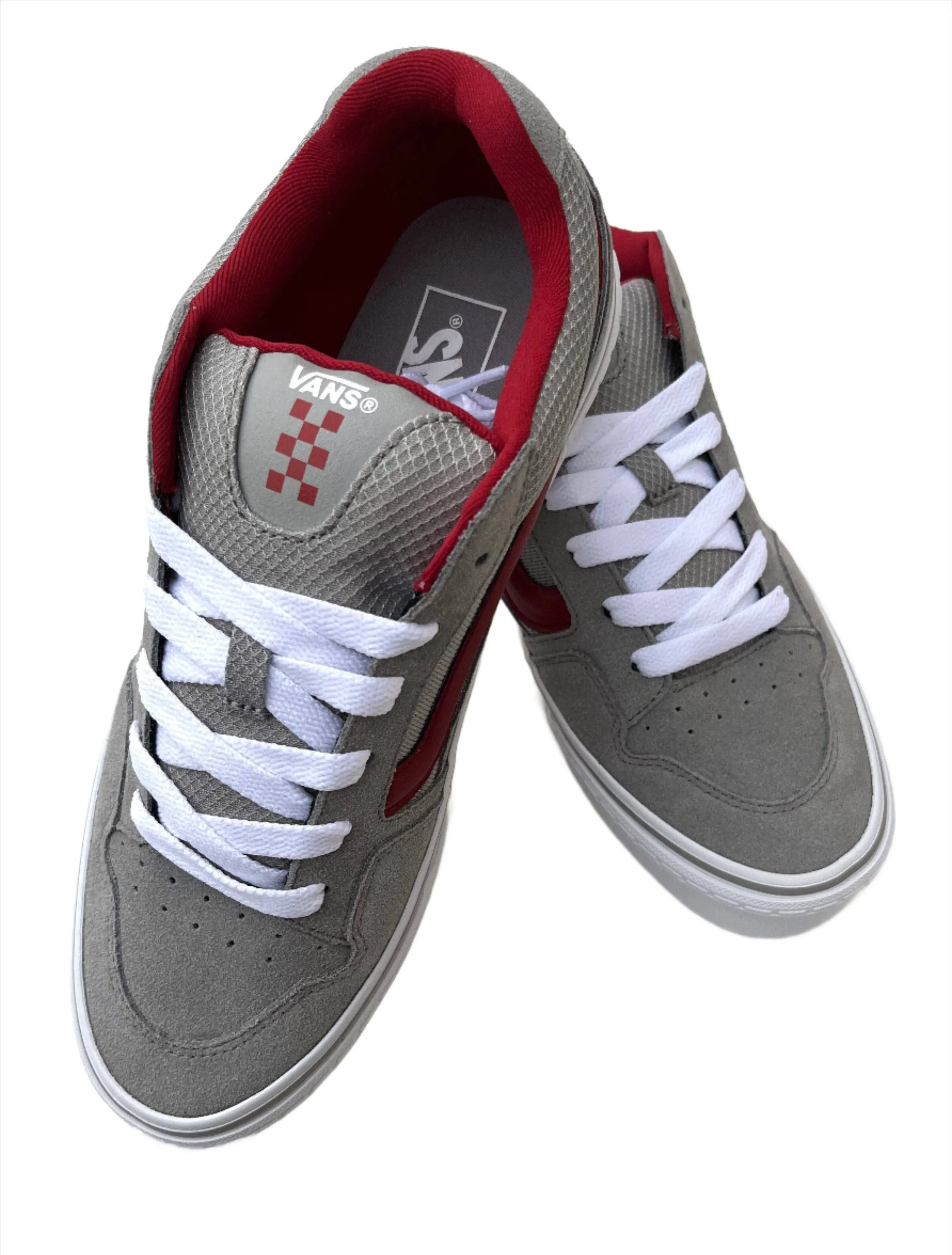 VANS Mens Caldrone Suede Mesh Charcoal-CHARCOAL