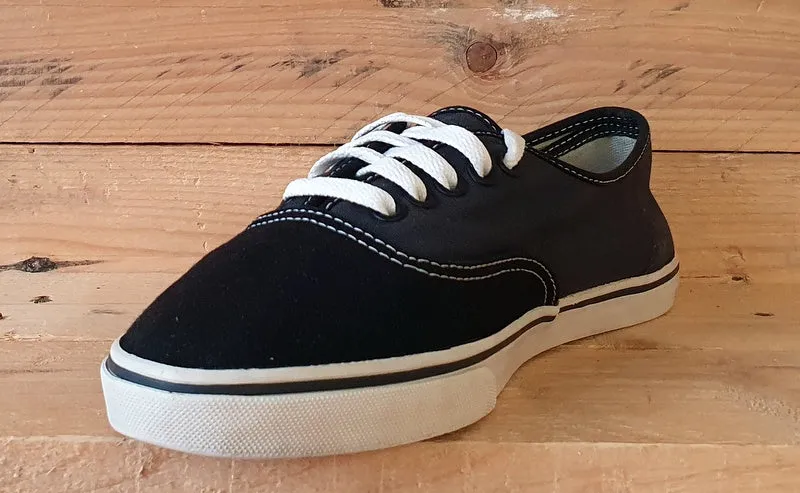Vans Off The Wall Low Canvas Trainers UK6/US8.5/EU39 TB9C Black/White
