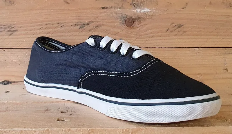 Vans Off The Wall Low Canvas Trainers UK6/US8.5/EU39 TB9C Black/White