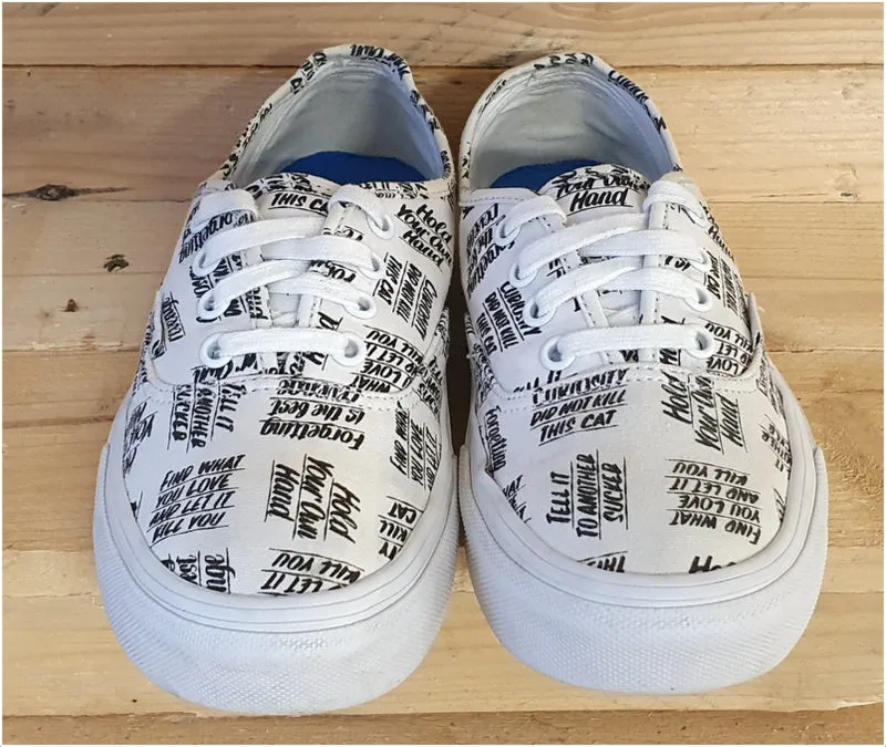 Vans Old Skool Canvas Low Trainers 721454 White/Black UK5/US7.5/EU38