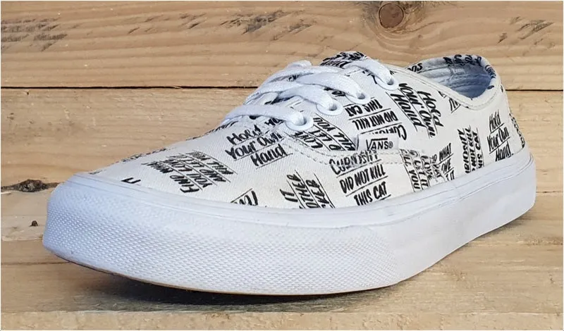 Vans Old Skool Canvas Low Trainers 721454 White/Black UK5/US7.5/EU38