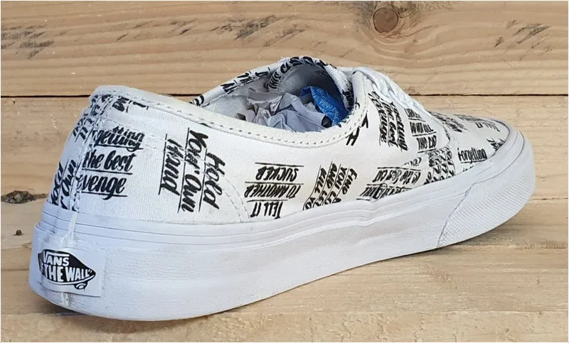 Vans Old Skool Canvas Low Trainers 721454 White/Black UK5/US7.5/EU38