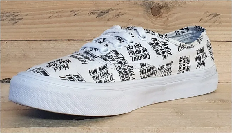 Vans Old Skool Canvas Low Trainers 721454 White/Black UK5/US7.5/EU38