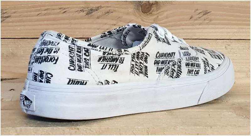 Vans Old Skool Canvas Low Trainers 721454 White/Black UK5/US7.5/EU38