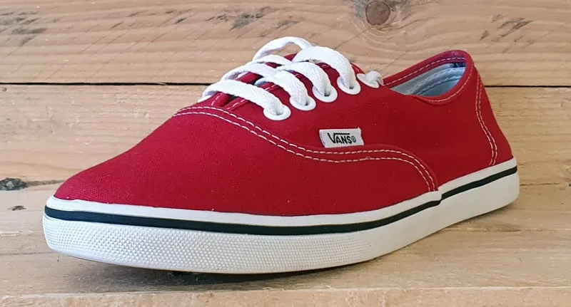Vans Old Skool Low Canvas Trainers UK5.5/US7.5/EU38.5 T375 Red/White/Gum