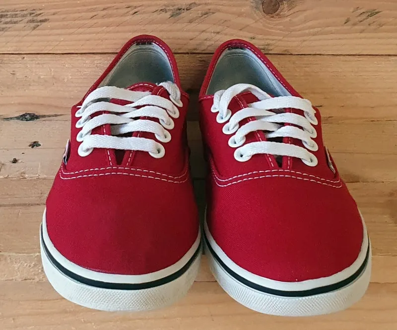 Vans Old Skool Low Canvas Trainers UK5.5/US7.5/EU38.5 T375 Red/White/Gum