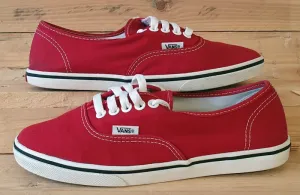 Vans Old Skool Low Canvas Trainers UK5.5/US7.5/EU38.5 T375 Red/White/Gum