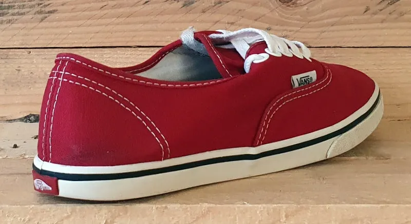 Vans Old Skool Low Canvas Trainers UK5.5/US7.5/EU38.5 T375 Red/White/Gum