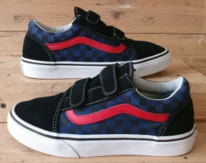 Vans Original Low Suede/Canvas Trainers UK4/US5/EU36.5 721454 Black/Red/Blue
