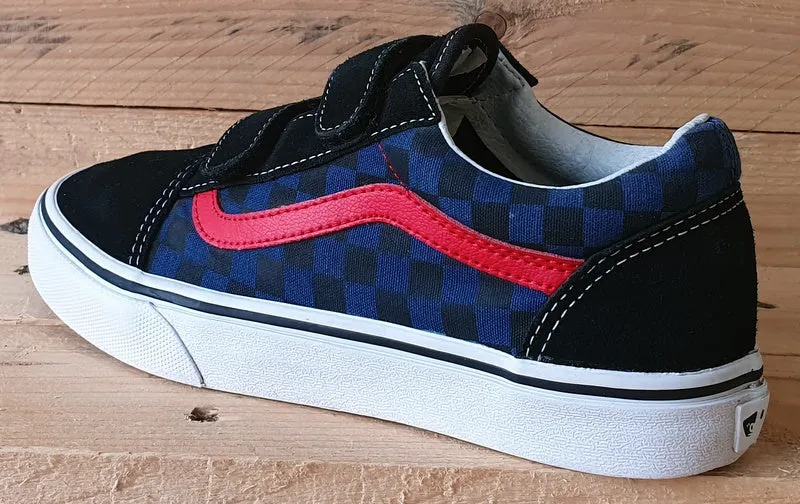 Vans Original Low Suede/Canvas Trainers UK4/US5/EU36.5 721454 Black/Red/Blue