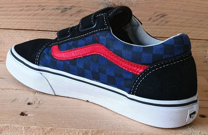 Vans Original Low Suede/Canvas Trainers UK4/US5/EU36.5 721454 Black/Red/Blue