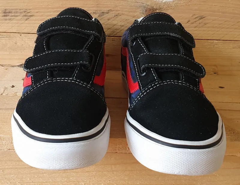 Vans Original Low Suede/Canvas Trainers UK4/US5/EU36.5 721454 Black/Red/Blue